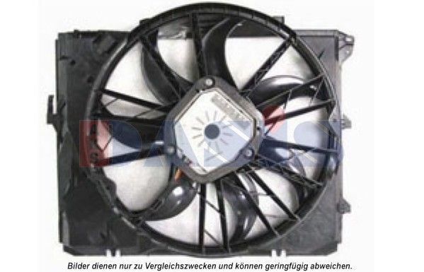 AKS DASIS ventiliatorius, radiatoriaus 058072N